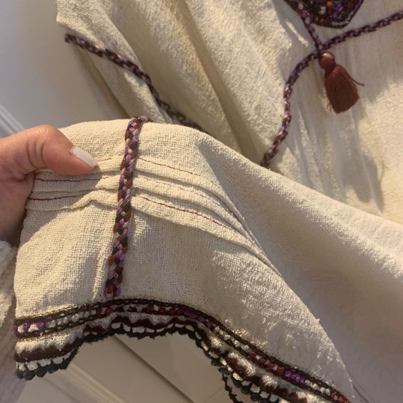 Ulla Johnson cotton tunic with silk trim - Picture 4 of 5